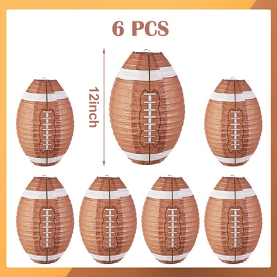 Linterna colgante fútbol americano 12pulg decoración