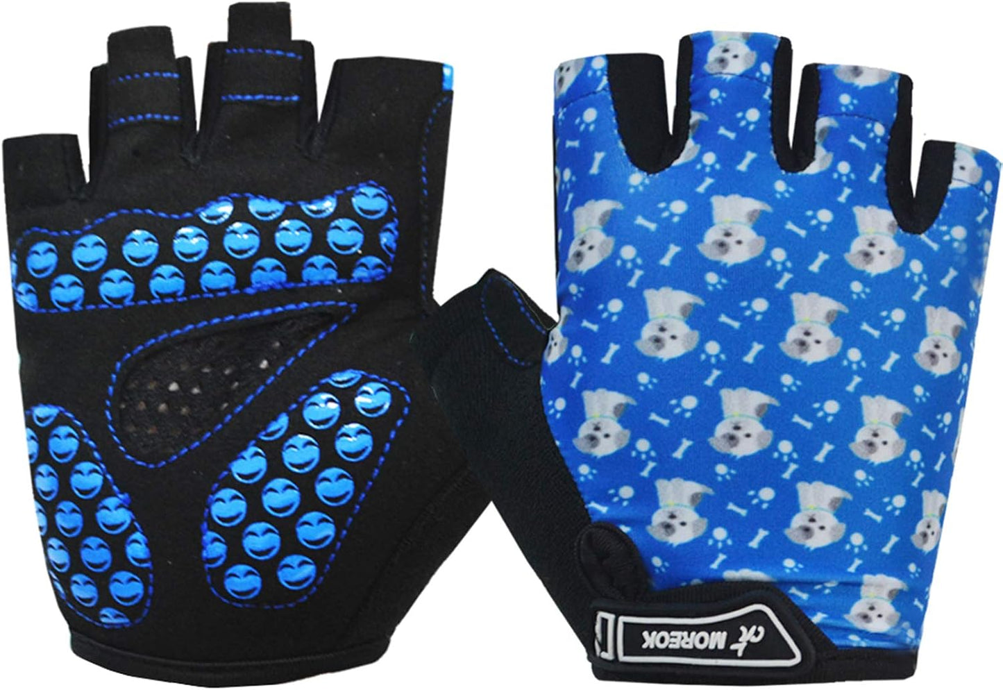Guantes ciclismo niños antideslizantes gel 0.118pulg carretera MTB