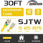 Cable extensión exterior 30pies 12/3 SJTW 15A con clavijas