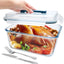 Recipiente vidrio almacenamiento alimentos 189oz