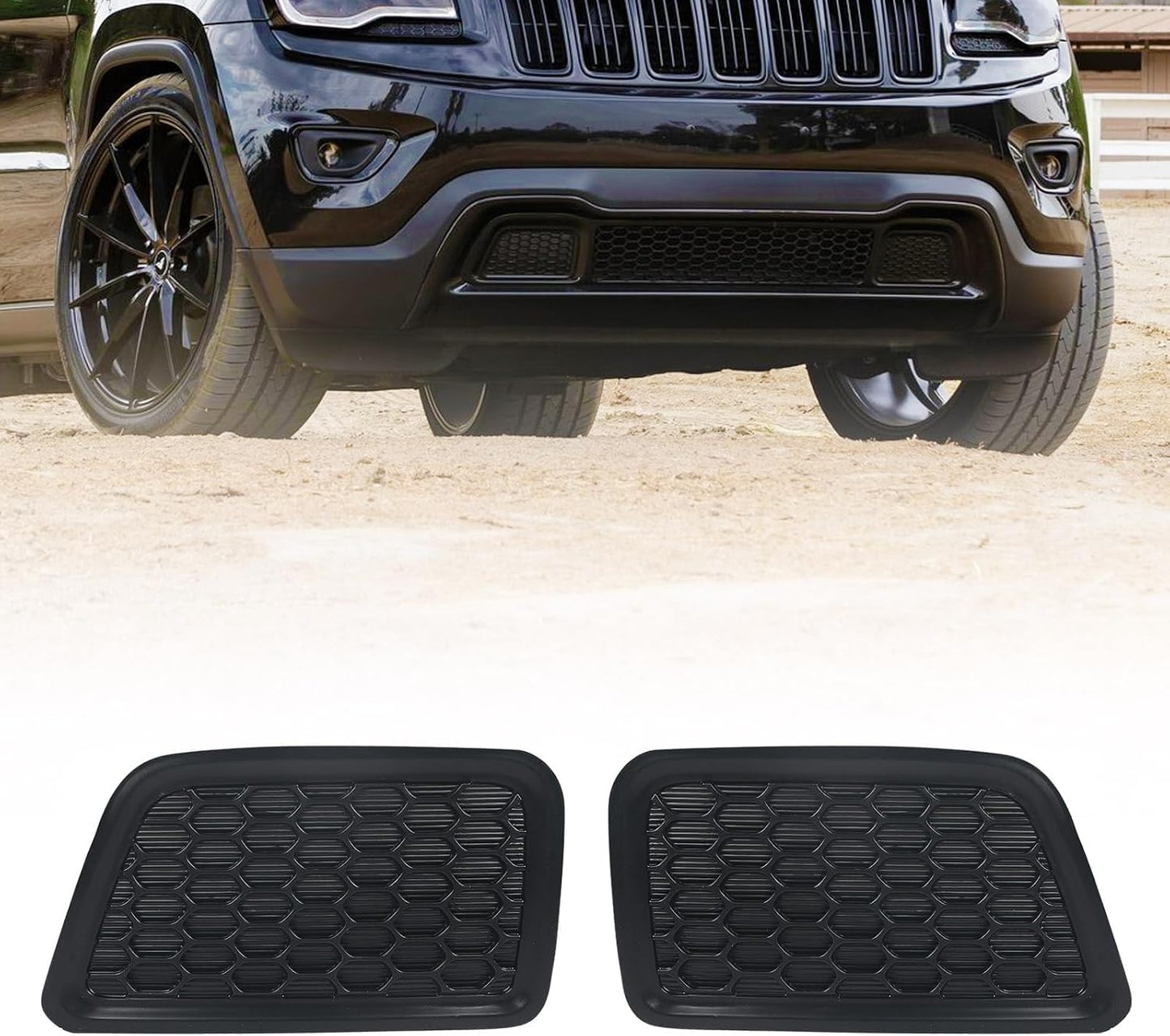 Rejilla delantera Jeep Grand Cherokee 2014-16 con gancho