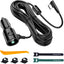 Cargador coche USB-C adaptador universal 12V/24V