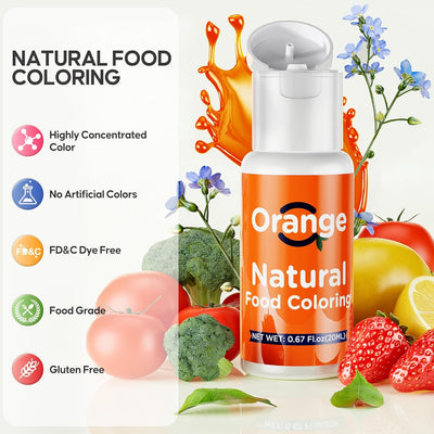 Colorante alimenticio natural 20ml para hornear