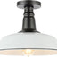 Luz LED hierro rústico semiempotrado cocina pasillo baño