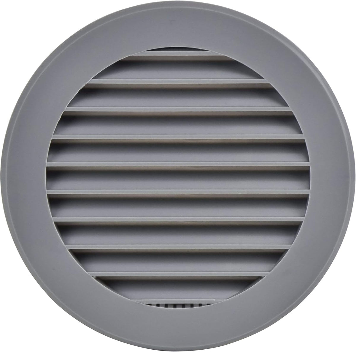 Cubierta ventilación plástico 4pulg rejilla redonda gris