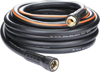 Manguera jardín 5/8pulg x50ft gris naranja flexible