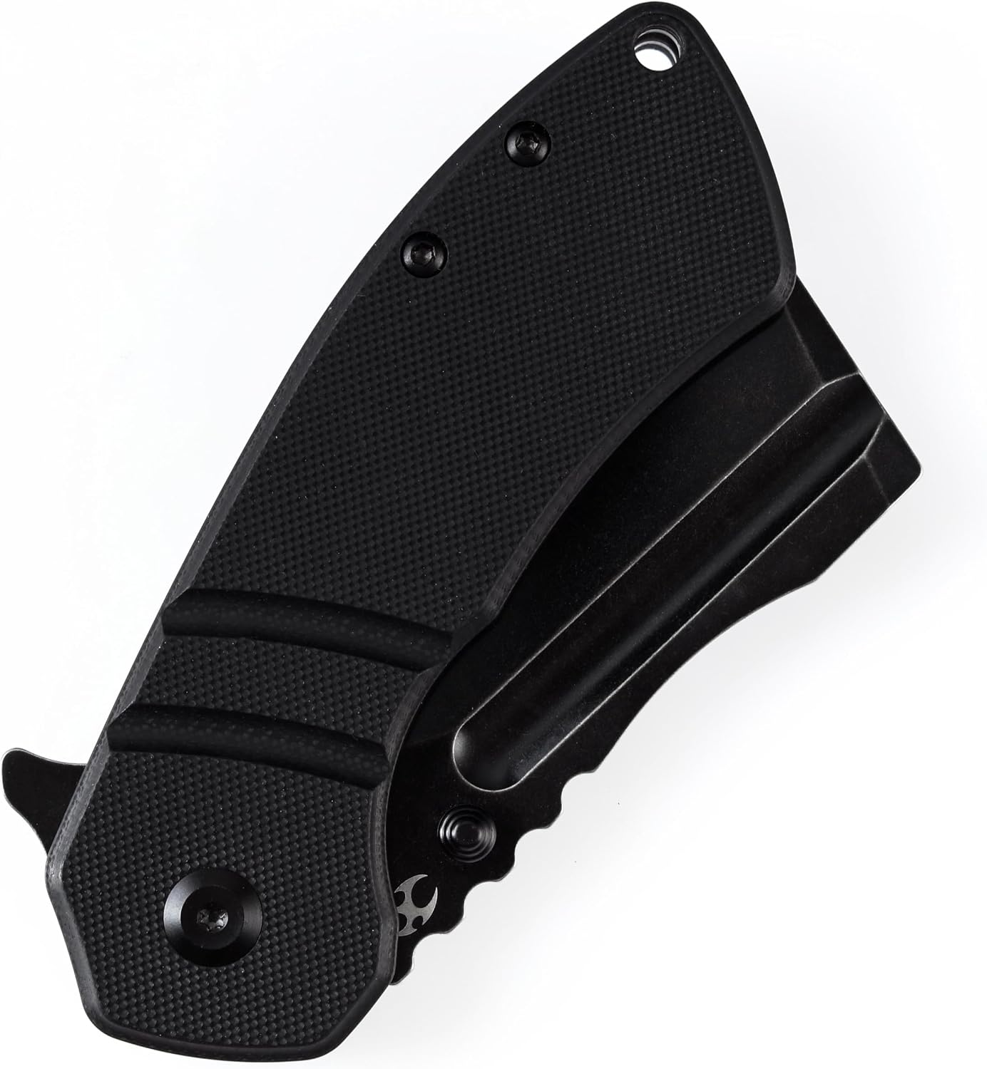 Cuchillo plegable camping hoja 154CM mango G10 negro