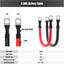 Cable batería 9" 4AWG 3/8" inversor solar