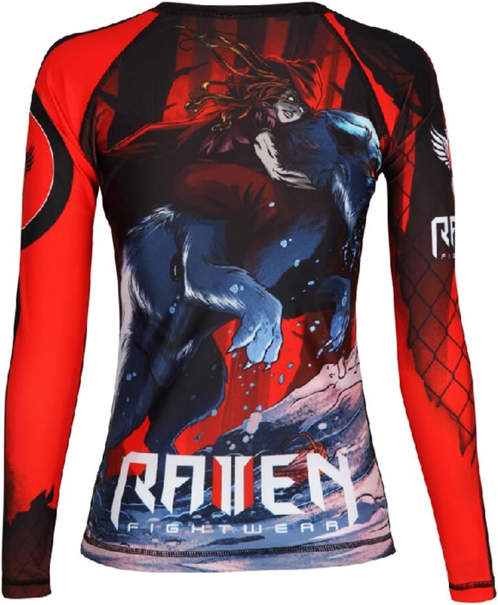 Guarda Rash Rojo para Mujer MMA BJJ