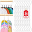 24 Perchas Plástico Ahorran Espacio para Camisas