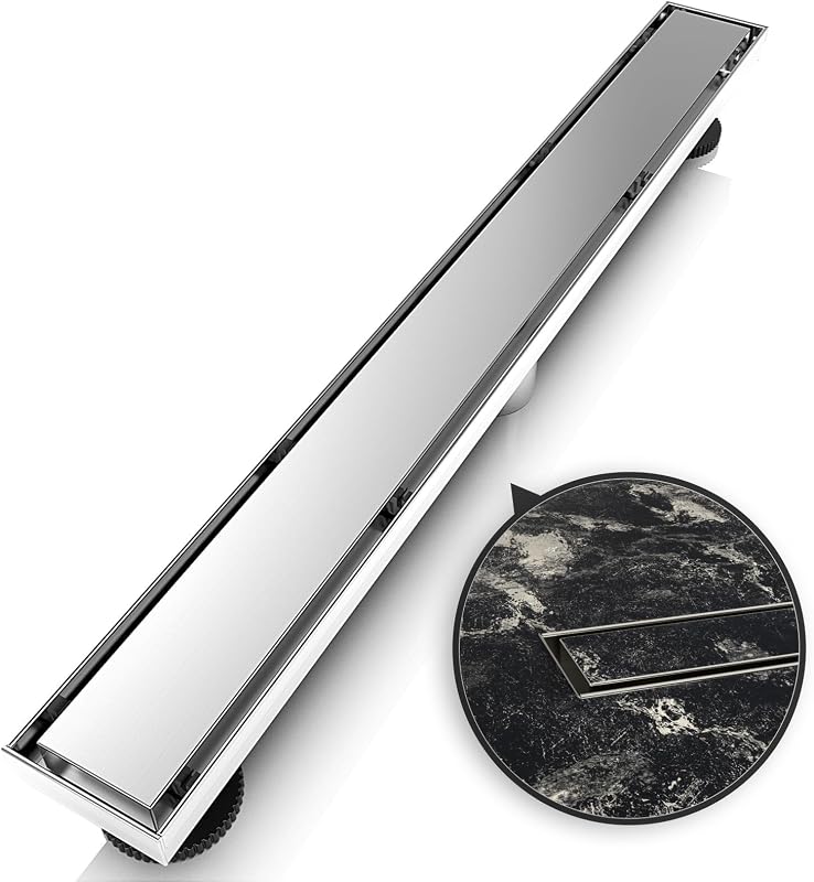 Drenaje ducha lineal 24" acero inox SUS304 CUPC