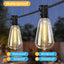 Tira luces exterior 25ft LED 121 E12 2700K blanco cálido jardín