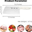 Cuchillo chef acero inox 40Cr13 para carne y verduras 7.3pulg