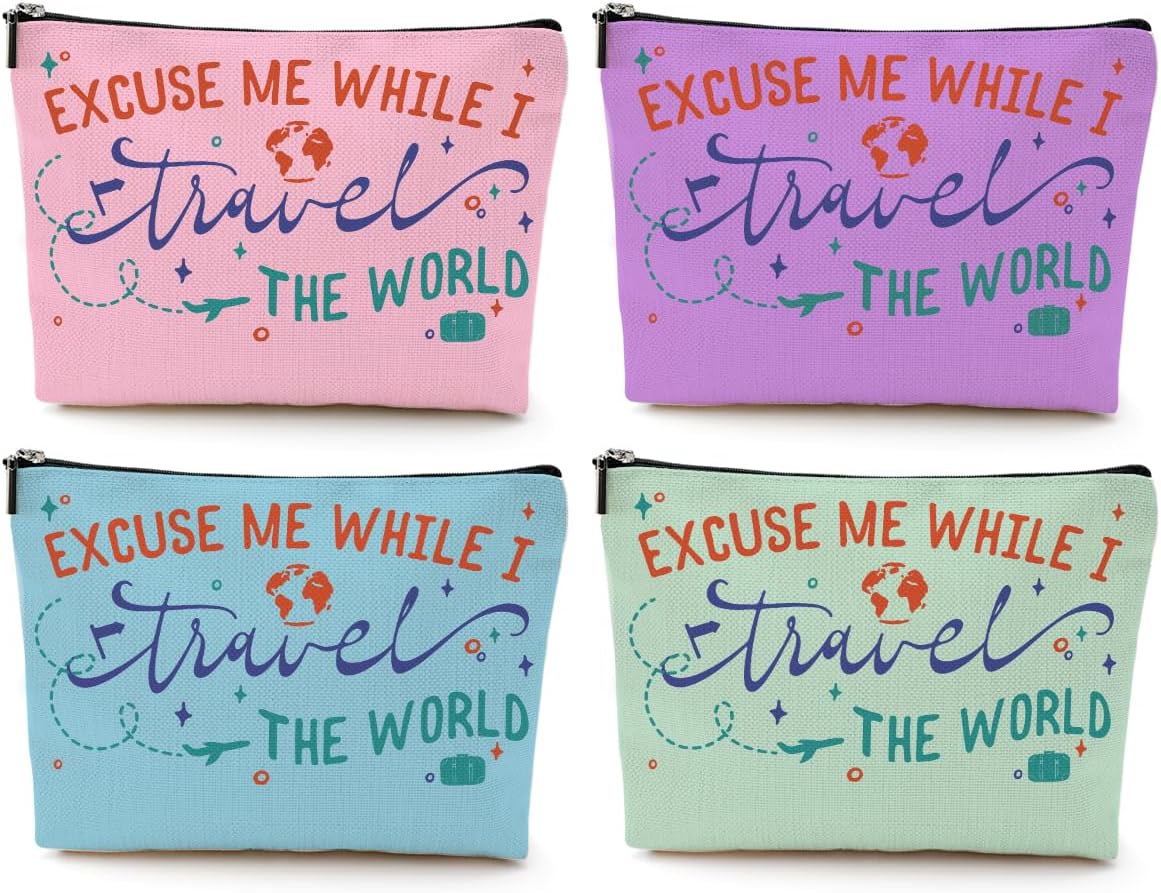 Bolsa maquillaje viaje 4PCS regalo fin de semana