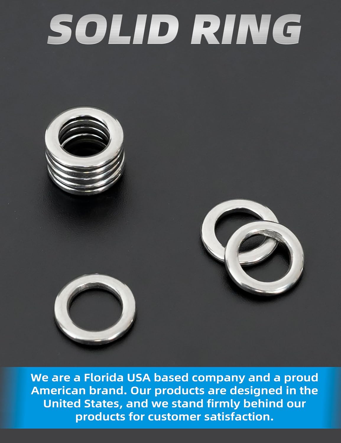 Anillos pesca acero inox 20uds conector señuelo