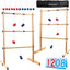 Set escalera 2 escaleras 6 bolas madera césped