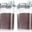 2 Pack Contenedor Alimento Mascotas 10-14lbs Tapa Apretada