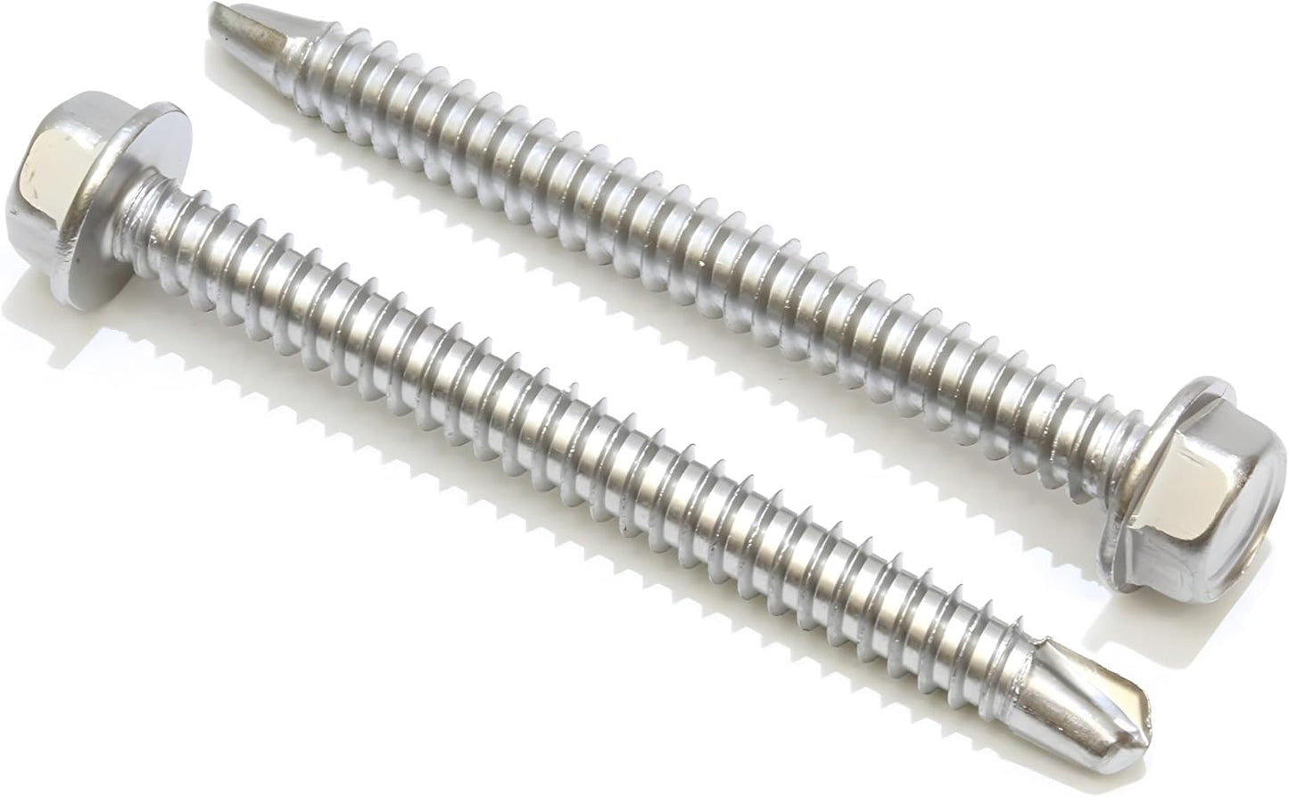 Tornillos Tek Acero Inox 14x2pulg Pack 50 Resistentes Corrosión
