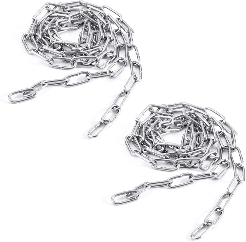 Cadena acero inox 1/8pulg x4.92ft camping mascotas