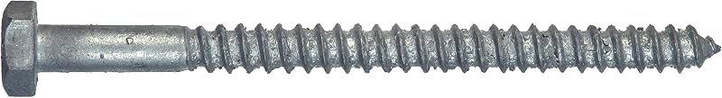 Tornillo hex galvanizado 3/8x4.5" paq 50