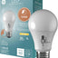 Bombilla LED A19 con temporizador 8W blanco suave pack 1