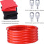 Cable soldadura batería 13pulg M10/M12 aluminio