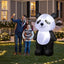Panda inflable 6ft con luz LED para patio exterior e