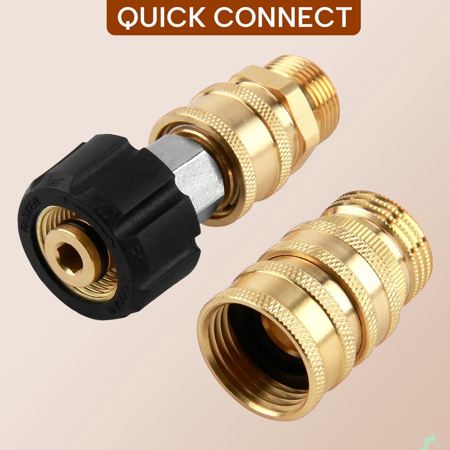 Set 8 pzas adaptadores M22 a 3/8 y 3/4"