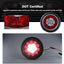 Luces traseras LED redondas 4pulg para remolque