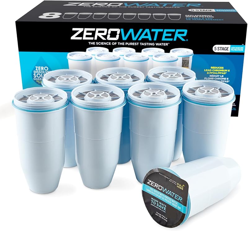 Filtro agua 5 etapas 32 tazas sabor mejorado