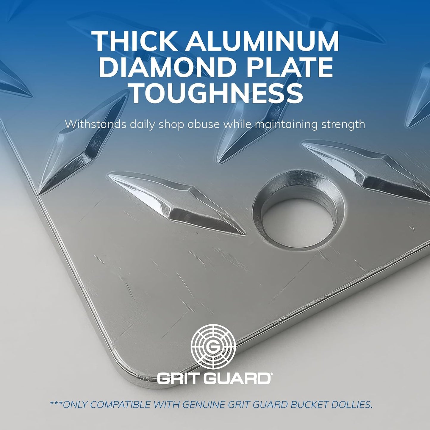 Placa conectora doble cubeta Dolly aluminio ruedas 2-3pulg