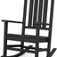 Silla mecedora presidencial color negro