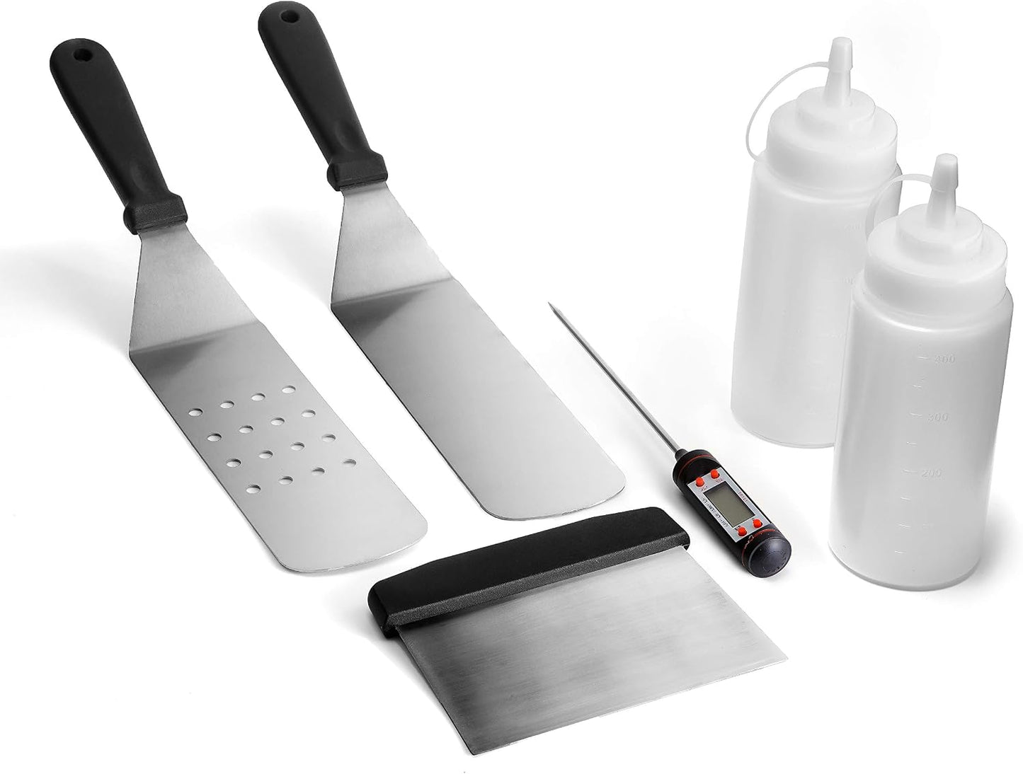 Kit 6 Pzas Accesorios Plancha Acero Inox