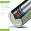 Botella agua acero inox 32oz triple aislamiento verde