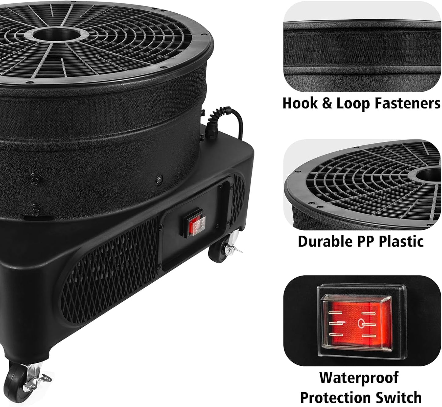 Soplador aire inflable 750w para bailarín 18pulg