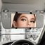 Espejo visera automotriz con correas para maquillaje