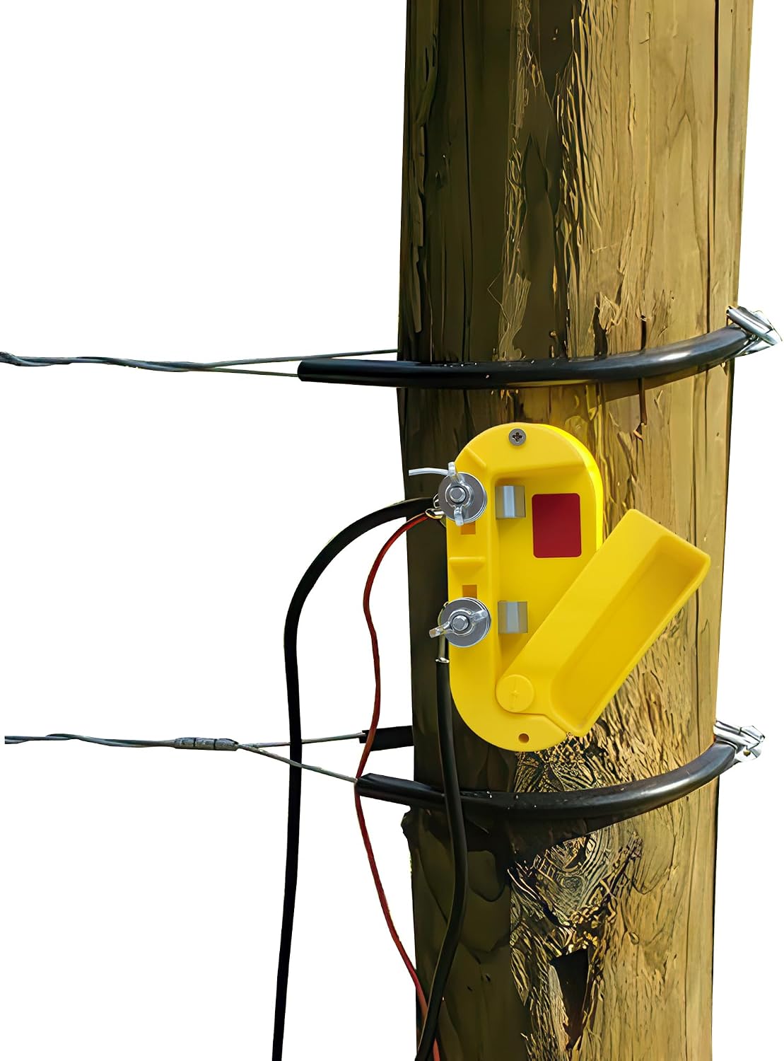 Interruptor corte valla plástico solo polo amarillo