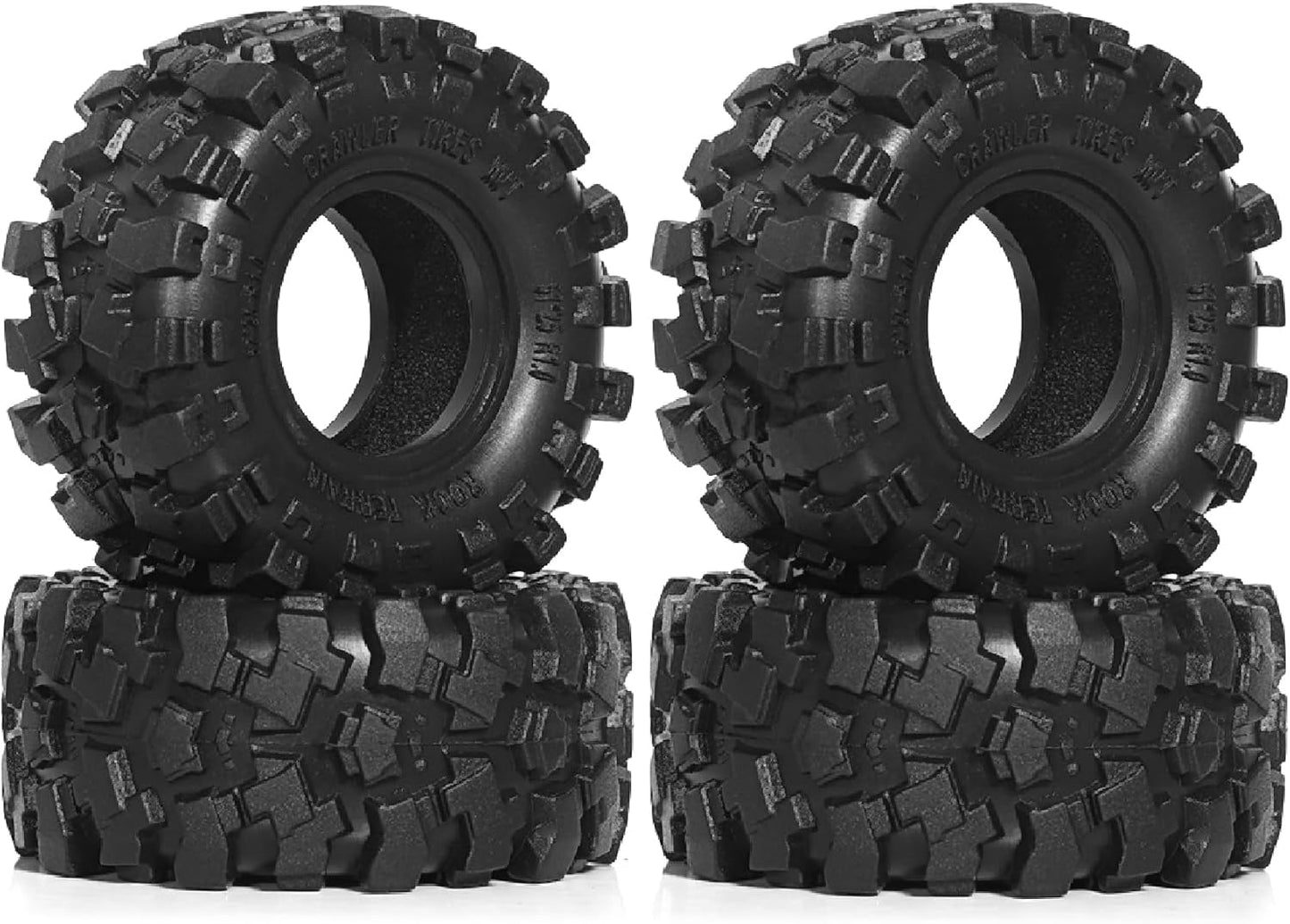 Neumáticos Super Soft Sticky Rubber para Crawler SCX24