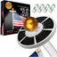 Mástil bandera solar 60 LED 420lm batería 2500mAh impermeable