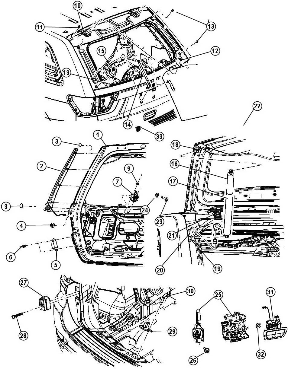 2 Pzas Soportes Elevación Trasera Jeep 11-13 Grand Cherokee