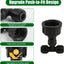 5 Adaptadores grifo riego 3/4 a 1/4 pulg 2 vías