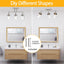 Kit iluminación riel 3 luces níquel baño cocina