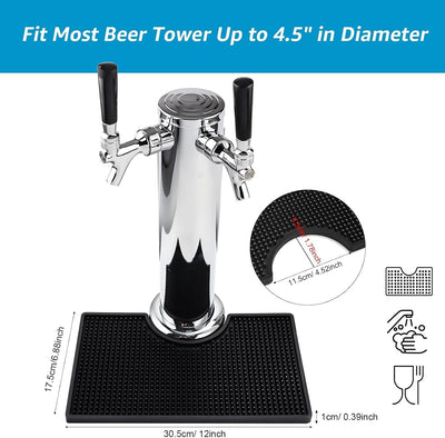 Bandeja goteo Kegerator PVC antideslizante