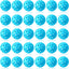 30 Pelotas Béisbol Plástico 2.9" Multicolor