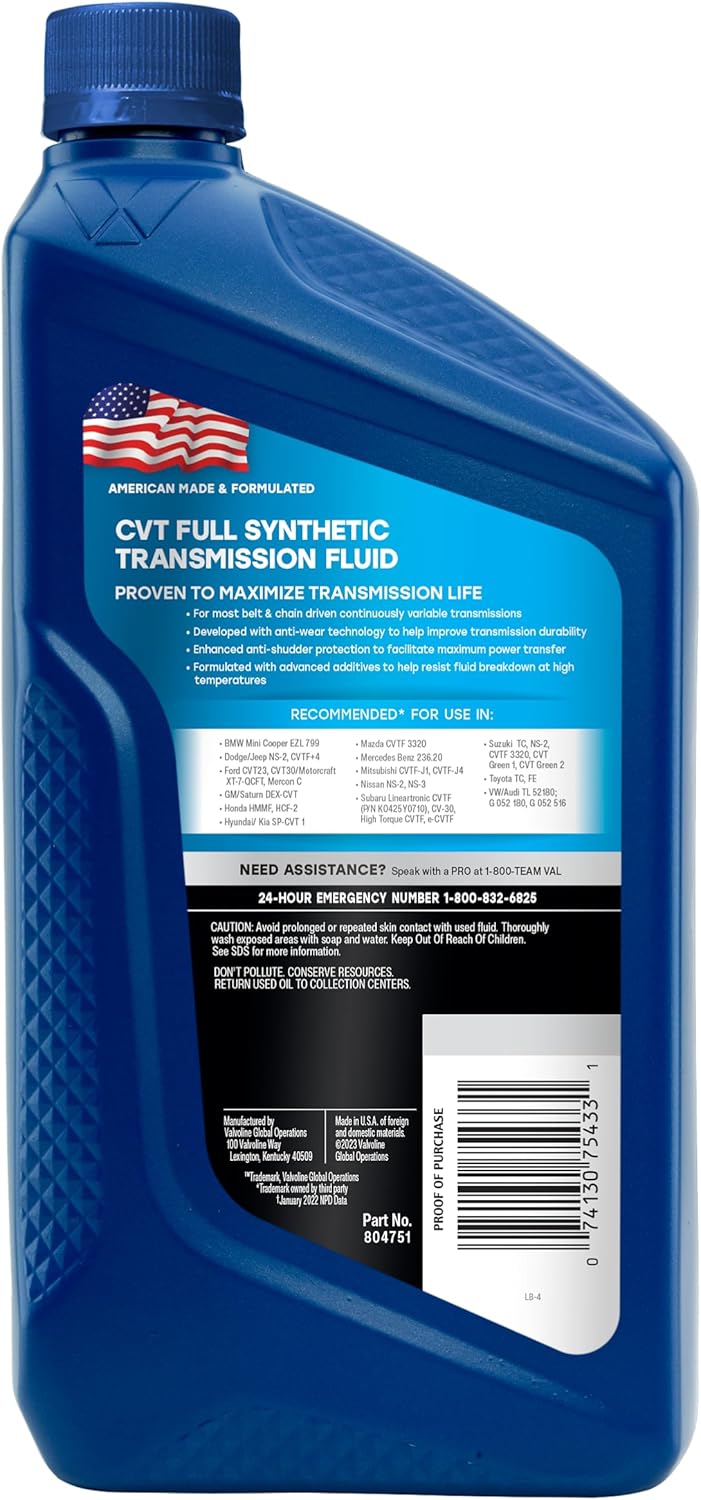 Líquido CVT sintético 1qt