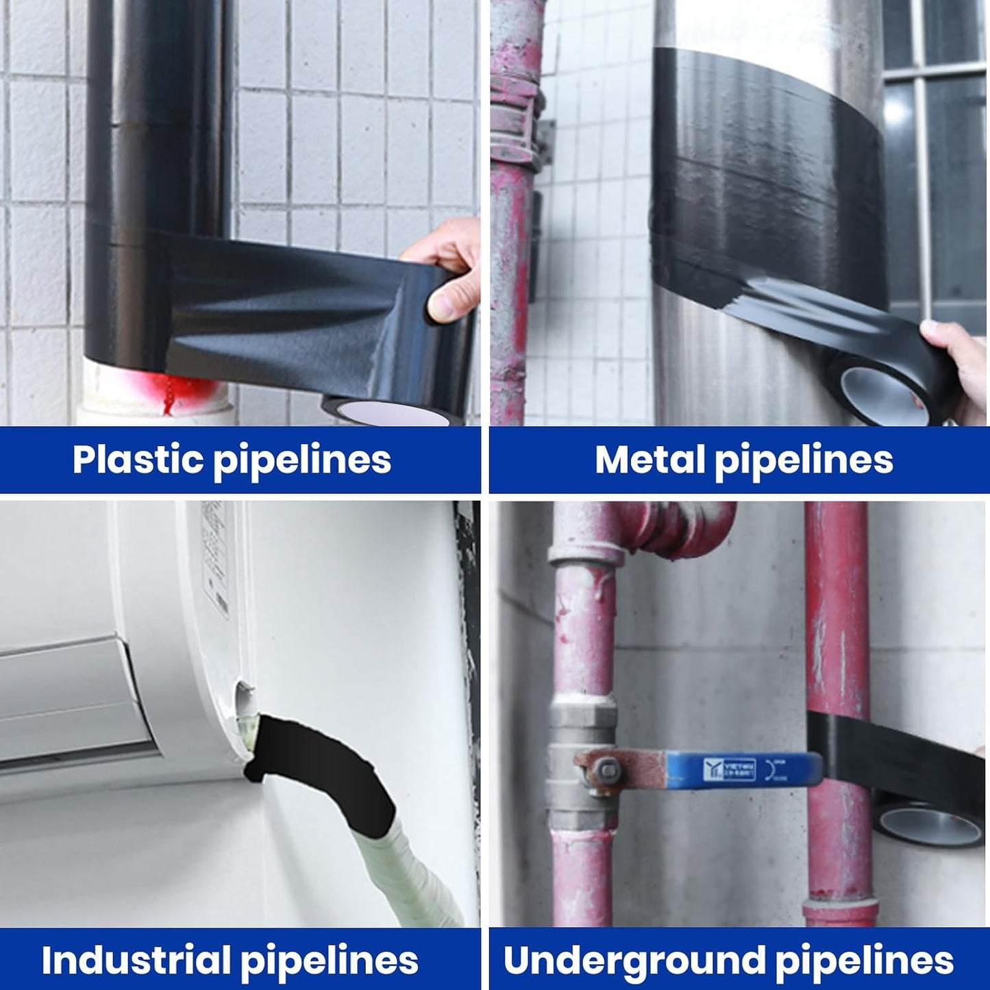 Cinta PVC anti corrosión para tuberías exterior
