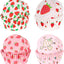 Forros de fresa para cupcakes y tazas de hornear decoración bodas