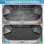 Forro carga Toyota Prius V 12-17 alfombrilla trasera negra