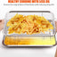 Cesta freidora aire acero inox 18.7x12.8" set 2