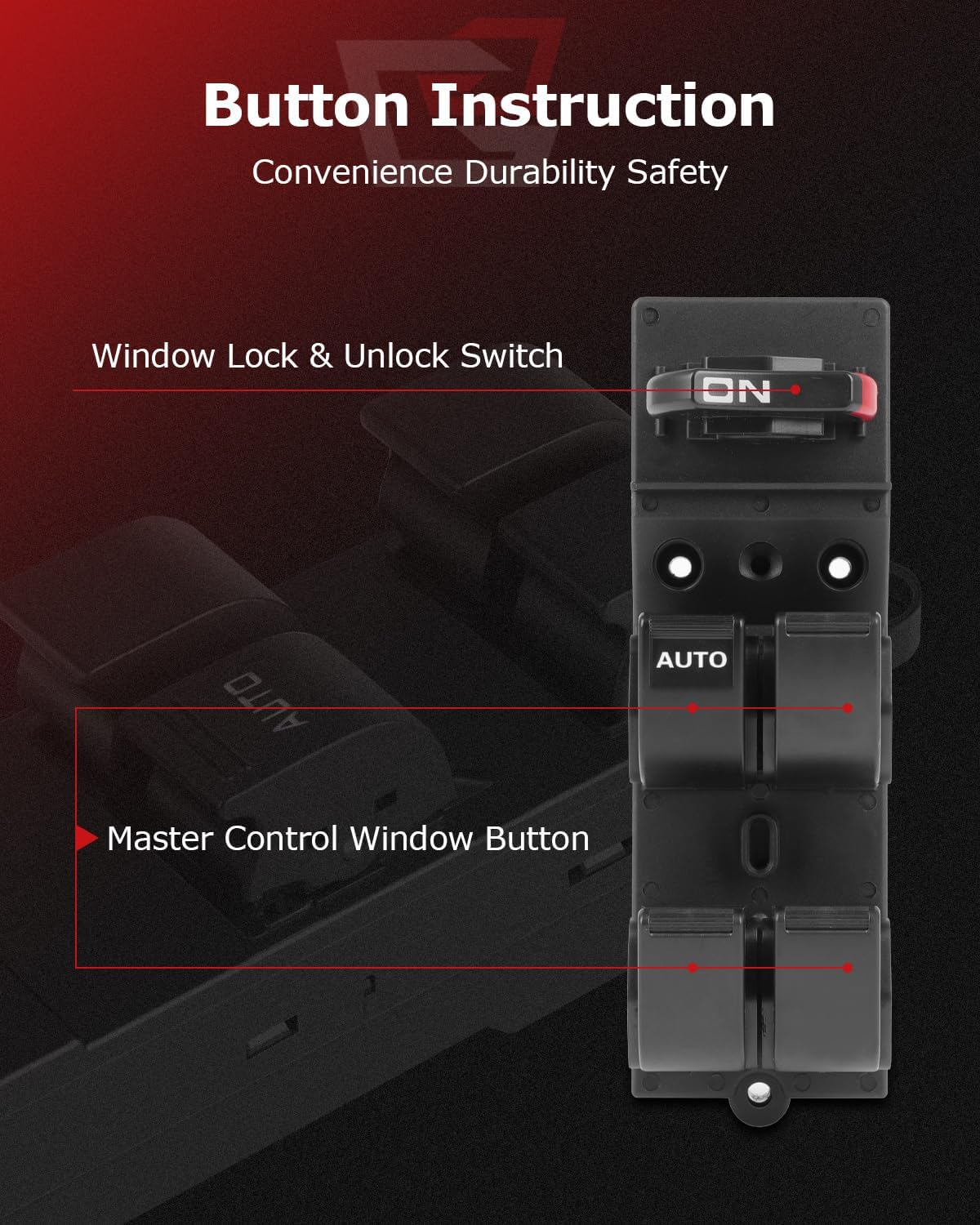 Interruptor ventana eléctrica Honda Civic 96-00 83593-S04